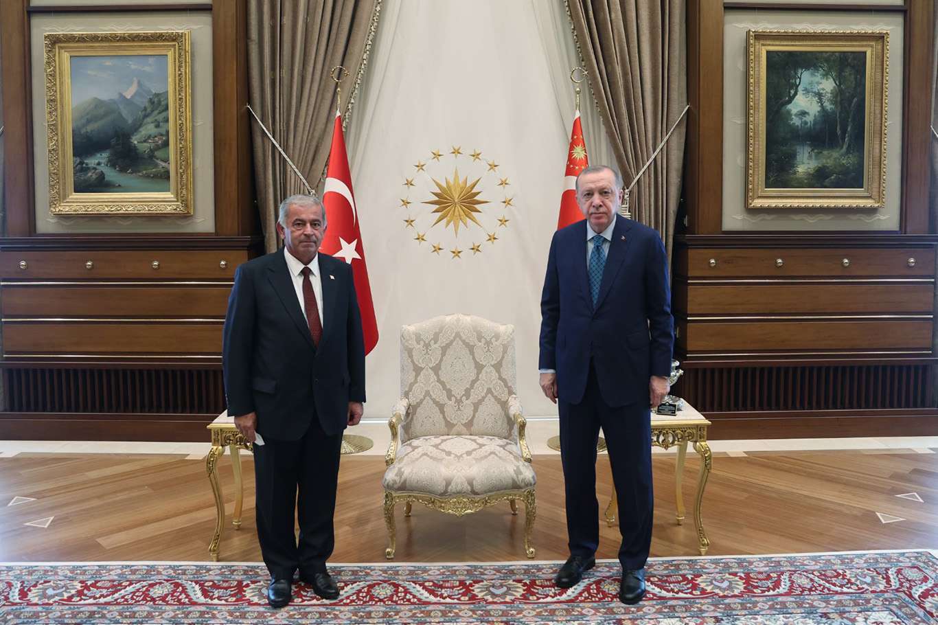 President Erdoğan receives TRNC Republican Assembly Speaker Sennaroğlu